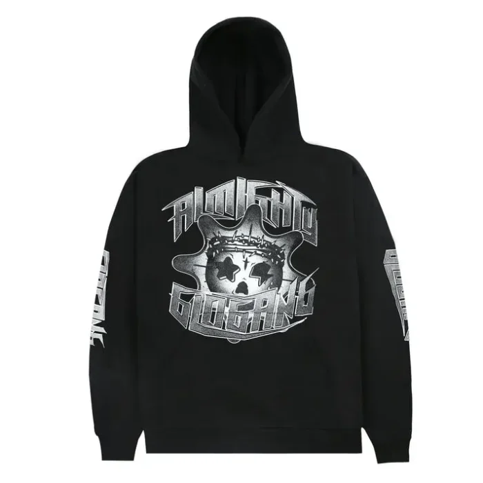 Glo Gang Almighty Skull Hoodie (Black)