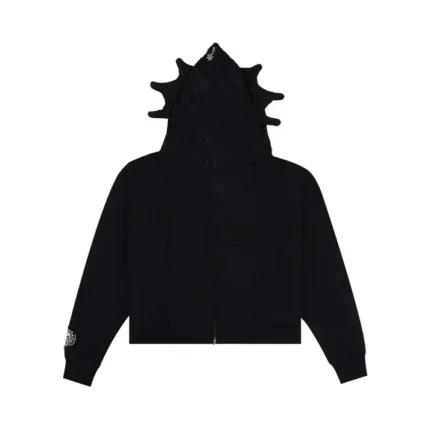 Glo Gang Blackout Rhinestone Hoodie (Black)