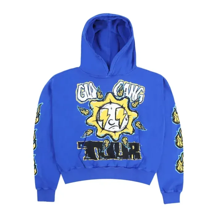 Glo Gang Bummas Records Hoodie (Blue)