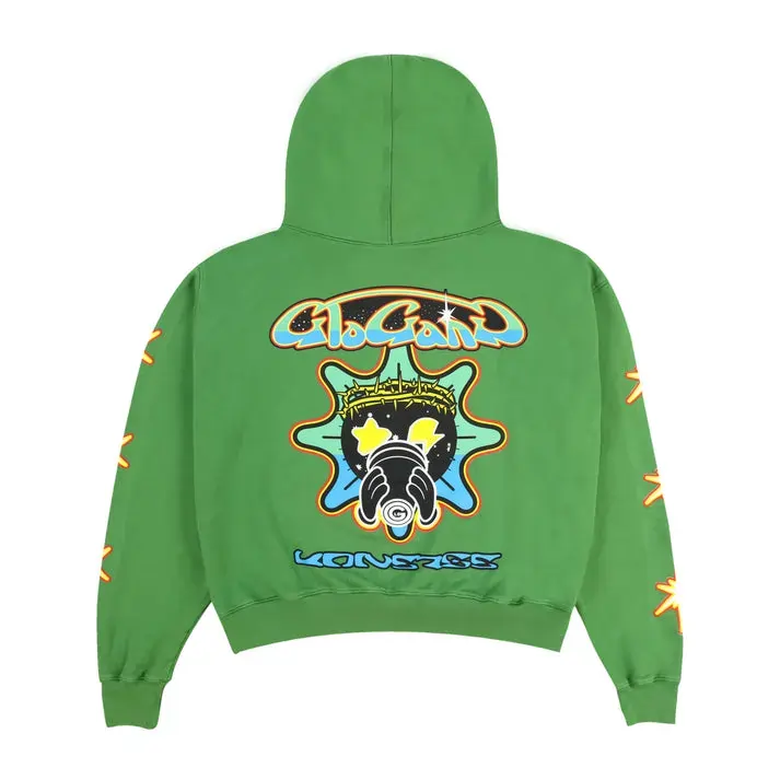 Glo Gang Galaxy Hoodie (Vintage Green)