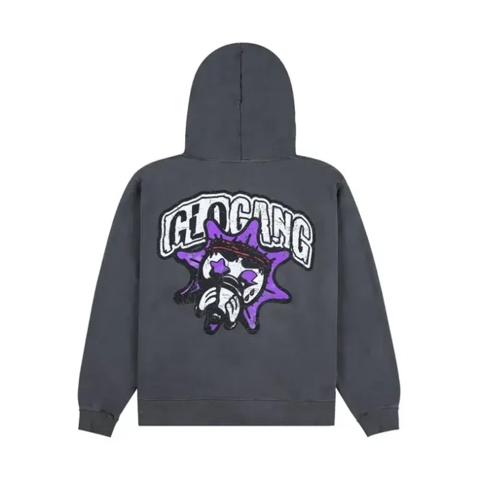 Glo Gang Glory Boyz Zip Up Hoodie (Black)