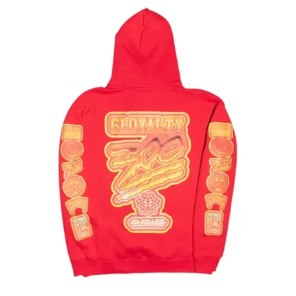 Glo Gang Gloyalty Sunrise Gradient Hoodie (Red)