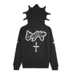 Glo Gang Man Full Zip Hoodie (Black)