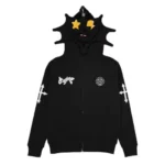 Glo Gang Man Full Zip Hoodie (Black)