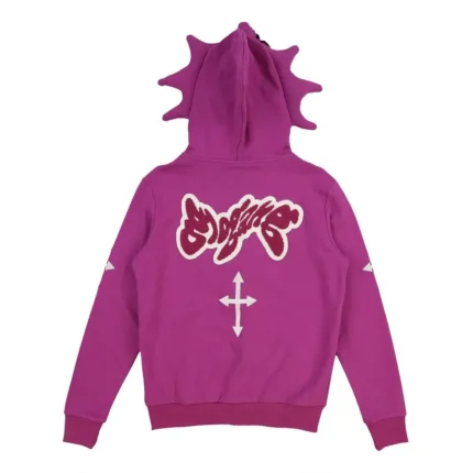 Glo Gang Man Full Zip Hoodie (Purple)