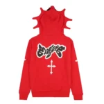 Glo Gang Man Full Zip Hoodie (Red)