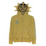 Glo Gang Renegades Full Zip Hoodie (Olive Washed)