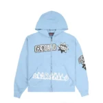 Glo Gang Star Child Zip-Up Hoodie (Blue)