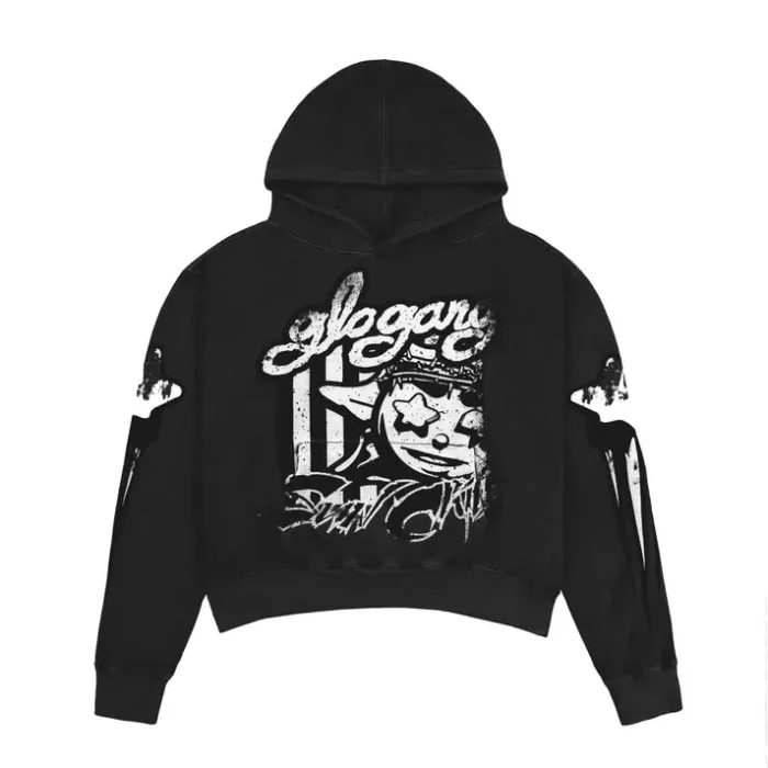 Glo Gang Sun Child Flag Hoodie (Black)