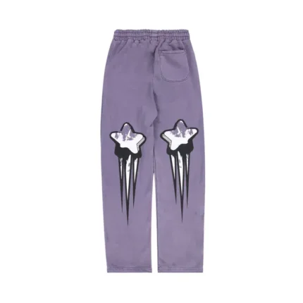 Glo Gang Sun Child Flag Straight Leg Sweatpants (Purple)