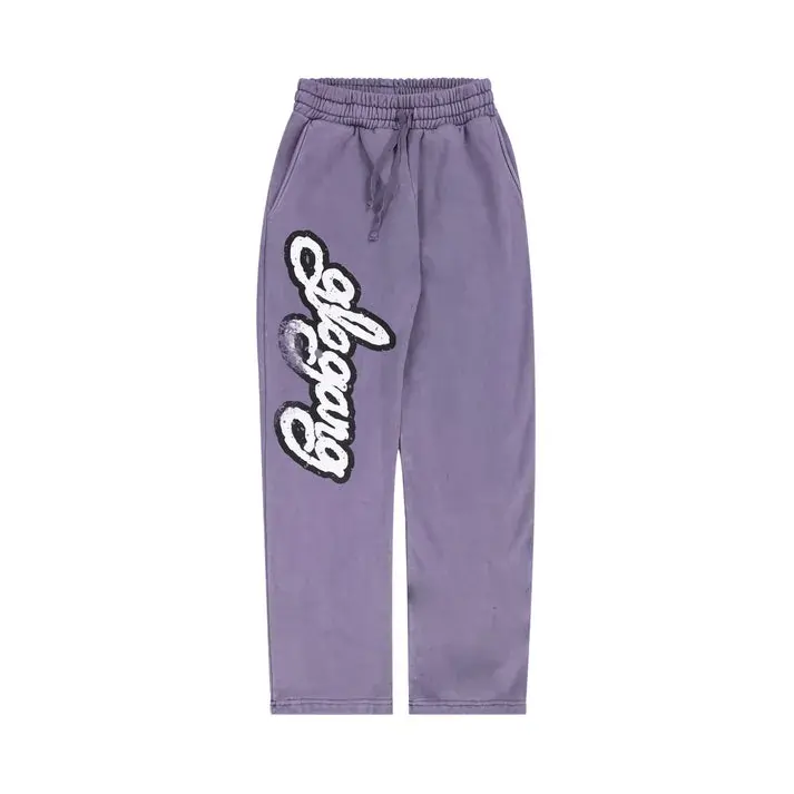 Glo Gang Sun Child Flag Straight Leg Sweatpants (Purple)