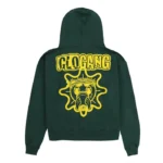 Glo Gang Sun Font Hoodie (Forest Green)