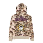 Glo Gang The Glory Full Zip Hoodie (Desert Wash Camo)