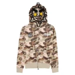 Glo Gang The Glory Full Zip Hoodie (Desert Wash Camo)