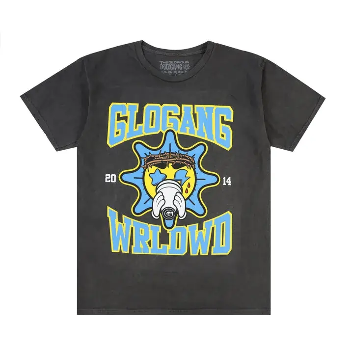 Glo Gang Worldwide Tee (Black/Blue)