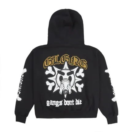 Glo Gangs Don't Die Bones Hoodie (Black)