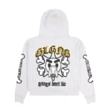 Glo Gangs Don’t Die Bones Hoodie (Heather Grey)