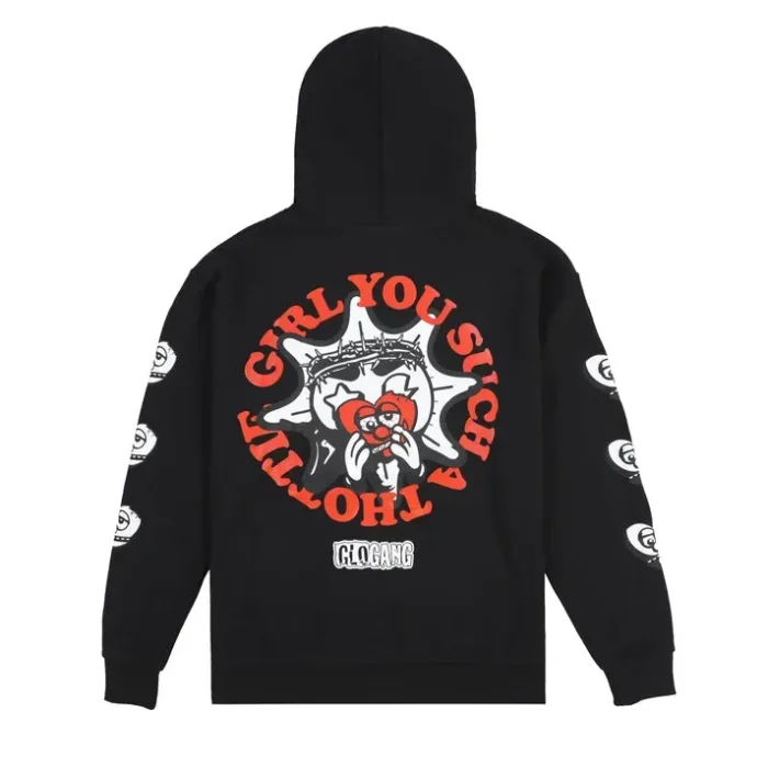 Glo Gang Girl You Such A Thottie Hoodie (Black)