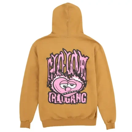 Glo Gang Love Flamed Hoodie (Sand)