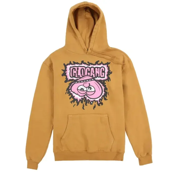 Glo Gang Love Flamed Hoodie (Sand)